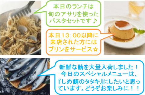 厨房から、スマホで出来たての料理の写真をWebサイトに掲載！